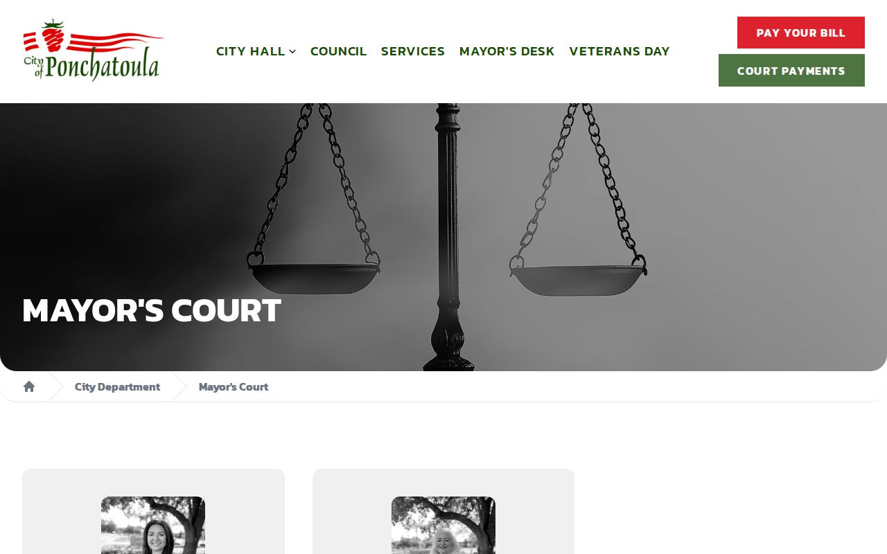 Ponchatoula mayor's court page on what triggers a Tangipahoa Parish municipal warrant