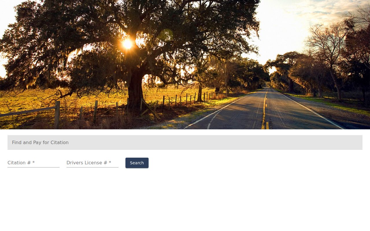 Official linked citation payment portal for Tangipahoa Parish traffic warrant records